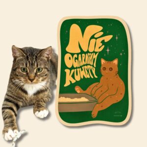 NIE OGARNIAM KUWETY naklejka na samochód