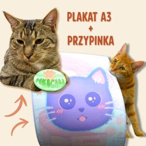 Zestaw plakat A3 + przypinka