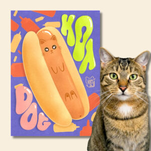 KOT DOG plakat